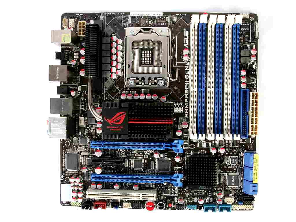 ASUS Rampage II GENE LGA 1366 Intel X58 Micro ATX Intel Motherboard
